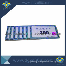 Hot Stamping Hologram Anti-Counterfeiting Label on Card